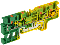 Колодка клеммная CP-MC-PEN земля 4 вывода 4мм2 IEK (IEK) YCT22-03-4-K52-004