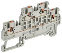 ARMAFIX Клемма пружинная Push-in CP-ML 2 ур. 1,5мм2 серая IEK (IEK) YCT23-00-2-K03-001