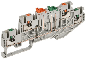 Колодка клеммная CP-ML 2 ур. нож. разм. 2,5мм2 серая IEK (IEK) YCT23-04-2-K03-002