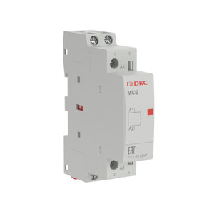 Контактор модульный YON max типа MCU, 2P, 20A, 240В, 1НО+1НЗ (DKC) MCE-20-11-A240