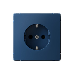 ARTGALLERY РОЗЕТКА с заземлением со шторками, 16А, механизм, быстрозажимные клеммы, аквамарин (Systeme Electric) GAL001145S