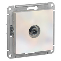 Розетка ATLASDESIGN TV оконечная 1DB механизм жемчуг (Systeme Electric) ATN000491