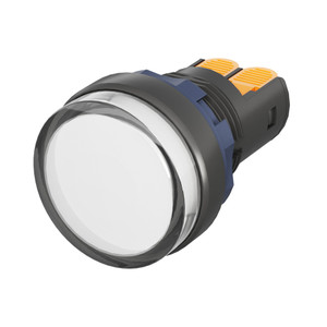 Индикатор сигнальный со встроенным диодом 9-24В, белый (DKC) M22L-F24WPP