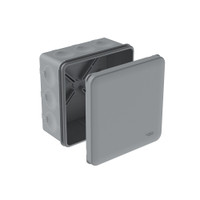 MultiBox Коробка распределительная с мембранными вводами IP66 100х100х50 Серая (со стикером) под пистолет (Systeme Electric) IMT351981