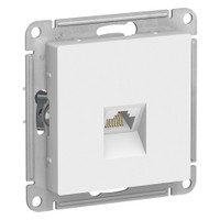 ATLASDESIGN РОЗЕТКА компьютерная RJ45, кат. 6A, механизм, БЕЛЫЙ (Systeme Electric) ATN000186