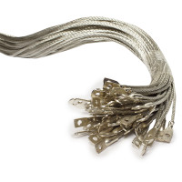 Проводник заземляющий П-1 S=6 мм (L308мм с одним након.) ГОФРОМАТИК (АО "ЗЭТА") zeta11210