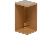 Заглушка 40х25 корич (RUVinil) ЗГЛ-40х25-К