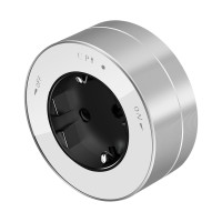 MultiTrack Розетка 2К+З круглая 16А/250В Белый (Systeme Electric) MTK13001W