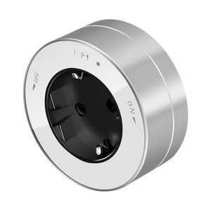 MultiTrack Розетка 2К+З круглая 16А/250В Белый (Systeme Electric) MTK13001W