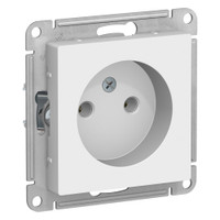 Розетка ATLASDESIGN без заземления 16А механизм белый (Systeme Electric) ATN000141