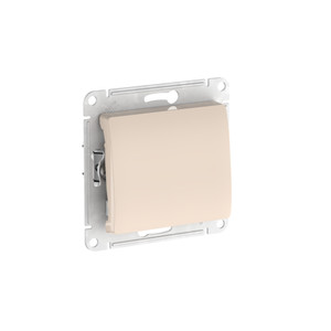 GLOSSA 1-клавишный ПЕРЕКЛЮЧАТЕЛЬ, сх.6, 10АХ, быстрозажимные клеммы, БЕЖЕВЫЙ (Systeme Electric) GSL000261S
