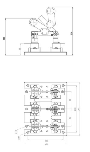 Разъединитель РЕ 19-39-31160 630А (УХЛ3) (Электроконтактор) 2000006146823