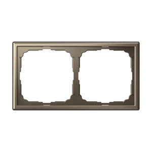 ARTGALLERY рамка 2-постовая, универсальная, мокко (Systeme Electric) GAL000602