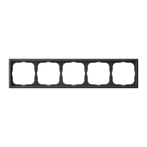 ARTGALLERY рамка 5-постовая, универсальная, базальт (Systeme Electric) GAL001405