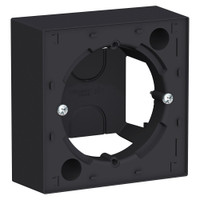 Коробка ATLASDESIGN для наружного монтажа карбон (Systeme Electric) ATN001000