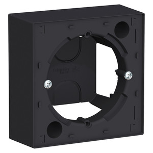Коробка ATLASDESIGN для наружного монтажа карбон (Systeme Electric) ATN001000
