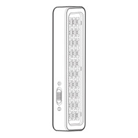 Светильник светодиодный аварийный постоянный DBA-105-0-20 30LED 5ч IP20 (40/1600) (ЭРА) Б0044398