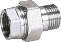 Сгон разъемный ВН 1'1/4 прямой (американка), никелированный (AQUALINK) 02592