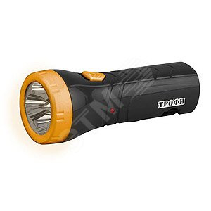 Фонарик карманный, ударопрочный, с вилкой для зарядки, 4 LED, 2 режима TA4 Трофи (ЭРА) Б0002594