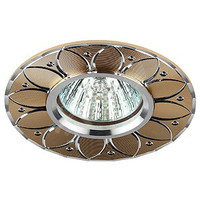 Светильник литой алюминевый MR16,12V/220V, 50W серебро/золото KL42 SL/GD ЭРА (ЭРА) Б0003848