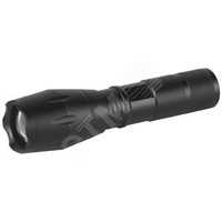 Фонарик карманный на батарейках 3хААА, ударопрочный, регулируемый фокус, ремешок на руку, 5 режимов UB-601 Титан (ЭРА) Б0027825