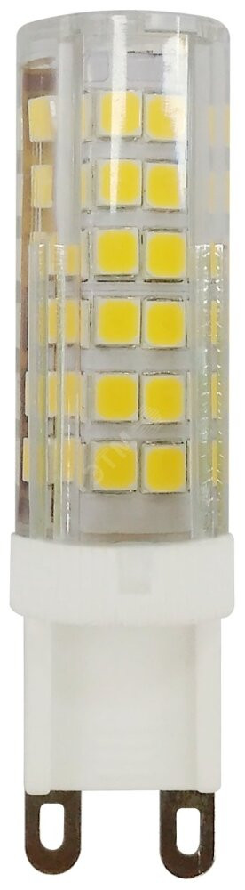 Лампа светодиодная LED 7 Вт 560Лм 2700К капсула теплый G9 170-265В LED JCD-7W-CER-827-G9 Standart (ЭРА) Б0027865