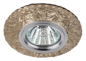 Светильник точечный декоративный cо светодиодной подсветкой MR16, шампань DK LD4 CHP/WH ЭРА (ЭРА) Б0028122