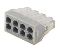 Строительно-монтажная клемма СМК, модель 108, 8 отверстий, 1.0-2.5мм2 (ЭРА) Б0033396