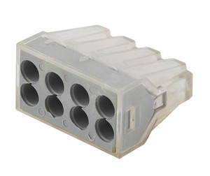 Строительно-монтажная клемма СМК, модель 108, 8 отверстий, 1.0-2.5мм2 (ЭРА) Б0033396