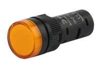 Лампа AD16DS(LED)матрица d16мм желтый 230В AC (ЭРА) Б0045618