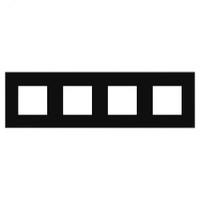 Avanti Рамка ARTLEBEDEV Черный квадрат 8 модульная (DKC) 4402908