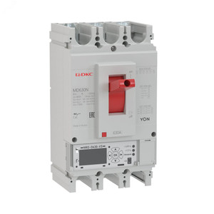 Выключатель автоматический в литом корпусе YON MD630N-MR1 3P 630А 40kA Ir 0.4...1xIn Isd 1.5...10xIn (DKC)