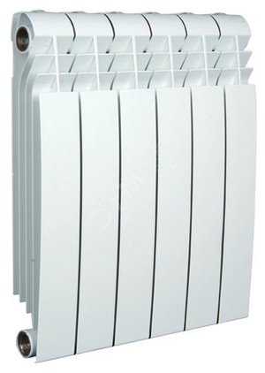 Радиатор биметаллический секционный BiLiner 500/87/6 боковое подключение 1026Вт (Royal Thermo) RTBBT50006