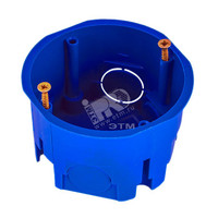 Подрозетник для сплошных стен 68х45, IP 30, синий (GUSI ELECTRIC) С3М2