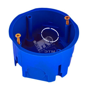 Подрозетник для сплошных стен 68х45, IP 30, синий (GUSI ELECTRIC) С3М2