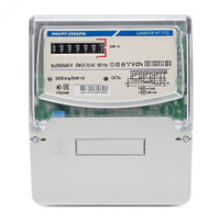 Счетчик электроэнергии ЦЭ6803В 1 230В 10-100А трехфазный 4пр. М7 Р32 трехфазный однотарифный, 10100, класс точности 1.0, D+Щ, ЭМОУ (Энергомера) 101003001013146