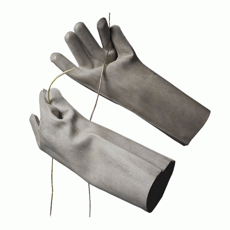 Перчатки диэлектрические резиновые штанцованные