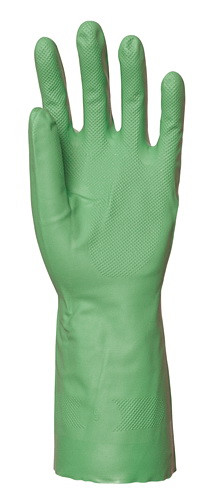 Перчатки химически стойкие NITRILE PLUS 5500, зеленый акрилонитрил, х/б напыление, 0.46 мм, 33 см