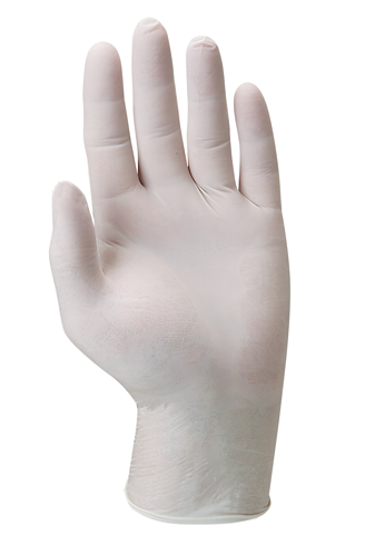 Перчатки одноразовые латексные, с присыпкой, нестерильные, 0.125 мм, 23 см