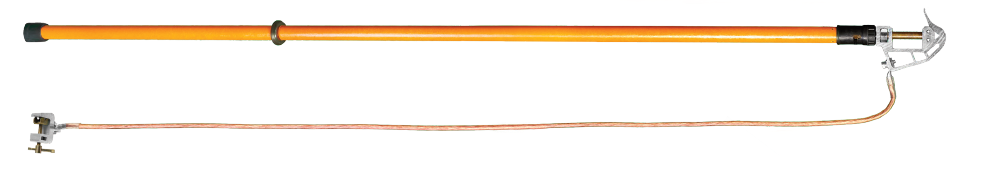 Заземление переносное для грозового защитного троса ВЛ ЗПГЗ-110-500 сеч. 25 мм2 (Электроприбор)