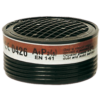 Запасной фильтр к респиратору Sacla EURMASK, объем 220 м3, А1Р2, органические газы, токсические загрязнения до 10 от нормы