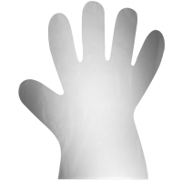 Перчатки одноразовые полиэтиленовые, без присыпки, нестерильные, 0.125 мм, 23 см