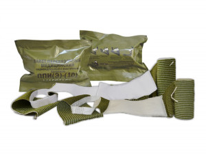 Пакет перевязочный медицинский индивидуальный с эластичным бандажом ППИ(Э) с 1-й подушкой
