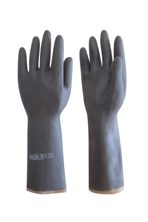 Перчатки резиновые технические кислотощелочестойкие «АЗРИХИМ» КЩС К20Щ20 тип 2