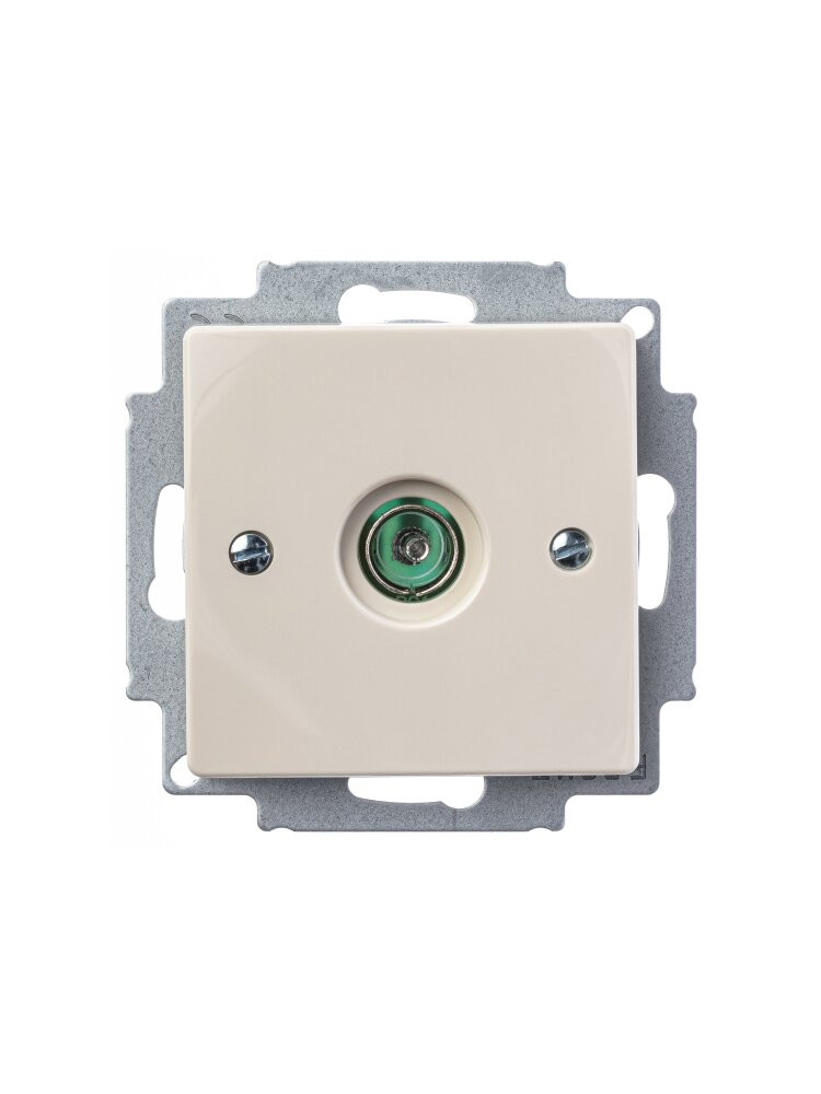 BASIC 55 Розетка телевизионная TV в рамку бежевая (ABB) 1743-01-92-507