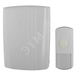 Звонок дверной проводной от сети 1 мелодия IP44 с вилкой белый (ЭРА) Б0018138