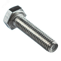 Болт DIN 933 М8х70 полная резьба шестигранная голова класс прочности 5.8 покрытие цинк (Крепдил)