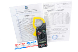 Клещи токоизмерительные IEK Expert 266С, с протоколом испытаний