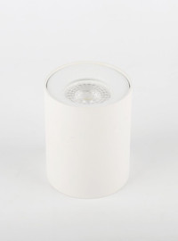 Подсветка накладной, GU10, D80х100мм, белый (50/700) (ЭРА) Б0041503