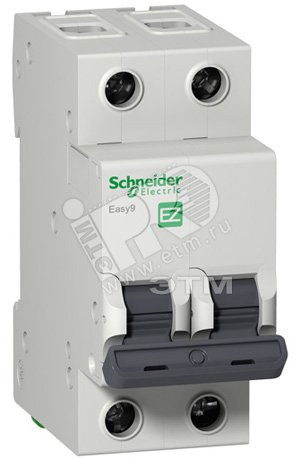 Выключатель автоматический двухполюсный 6А B Easy9 4.5кА (Schneider Electric) EZ9F14206